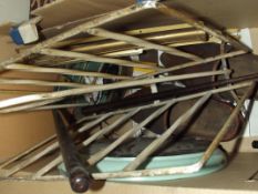 Various items to include music stand