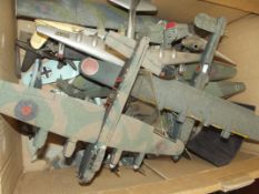 Collection of model aircrafts, assembly and attention required