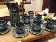 Retro Sylvac coffee set