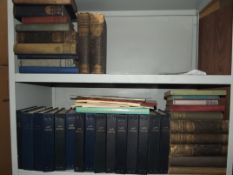 Collection of books, mainly law notes