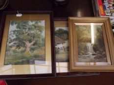 Two early 20th century watercolours together with