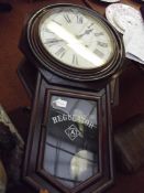 Regulator wall clock, requires attention