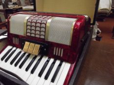 Cased Galotta accordion