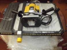 Electric router together with McAllister tile cutt