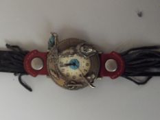 Native American themed wristwatch