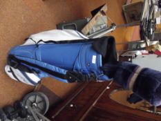 Golf clubs and bag