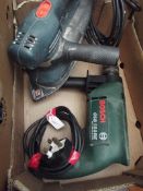 Bosch drill and a sander