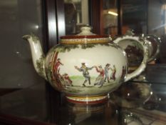 Royal Doulton village feteseries teapot, rare
