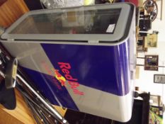 Red Bull mini fridge