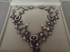 Vintage bibi statement necklace, boxed