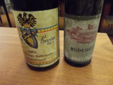 Two bottles of vintage wine