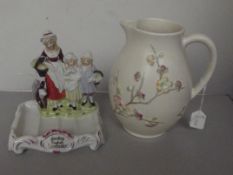 Soap dish and water jug