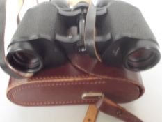 Cased field binoculars