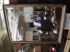 Gilt framed mirror