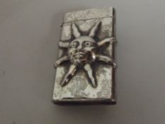 Vesta case, sun