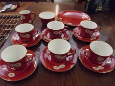 1950's Noritake tea set in the 'Daisies' pattern,