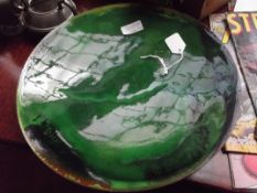 Metal enamelled plate by Perkins