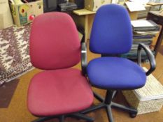Two office chairs