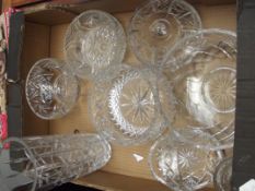 Box of glass and crystal