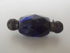 Victorian double ended scent bottle