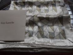 2 Guy Laroche designer silk scarves