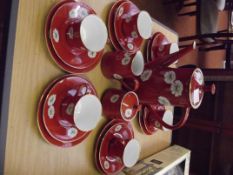 1950's Noritake coffee set in the 'Daisies' patter