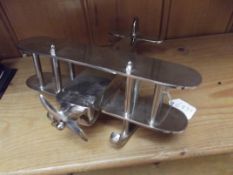Plated biplane