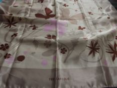 Ted Lapidus designer silk scarf