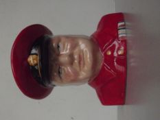 Carltonware Churchill toby jug