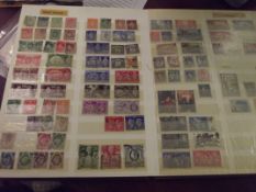 Stamp album containing British and World stamps