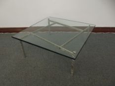 Paul Kjaerholm inspired PK16 inspired coffee table