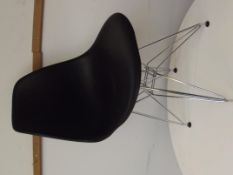 Eames DAR tyle fibre glass and chrome chair