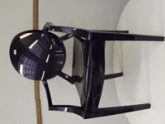 Black Plastic Ghost style  chair