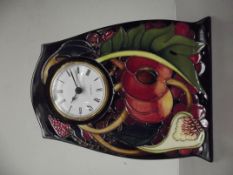 Moorcroft clock, Queen's choice