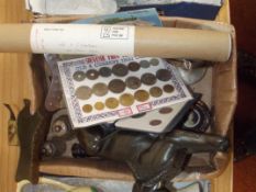 Metalware to include silver and coin collection