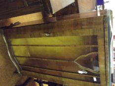 Walnut display cabinet