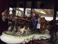 Lady Redaelli horse and cart