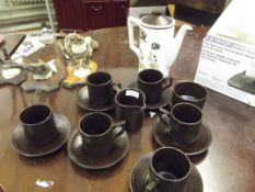 Retro coffee set in original box and packing