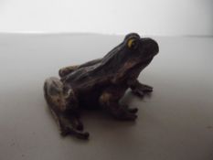 Burgman cold painted frog