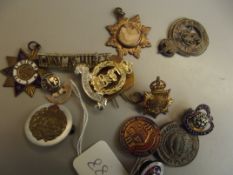 Collection of badges