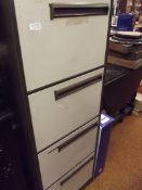 Four drawer filing cabinet