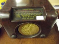 Vintage Bush bakelite radio