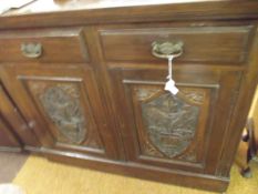 Late Victorian sideboard