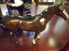 Beswick horse with swish tail