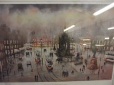 Limited edition 61/500 print by Bernard McMullen '