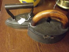 Two Victorian irons