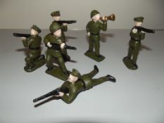 6 lead soldiers