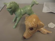 Sylvac hound together with Sylvac pony