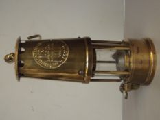 Brass miners lamp