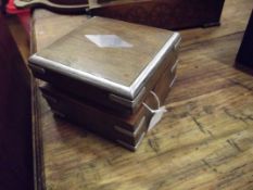 Metal bound trinket box